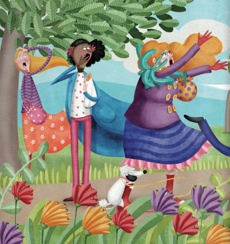Ilustración de El sombrero que voló