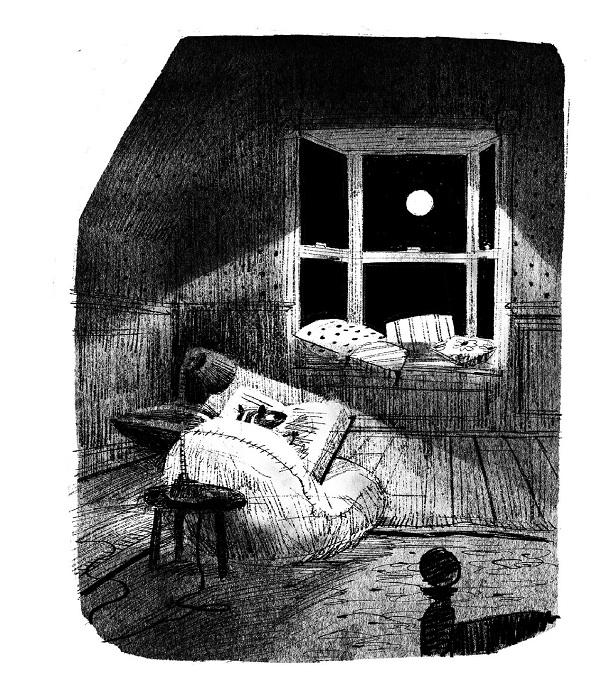 Ilustración de Mofeto y Tejón