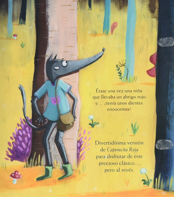 Ilustración de Caperucita al revés