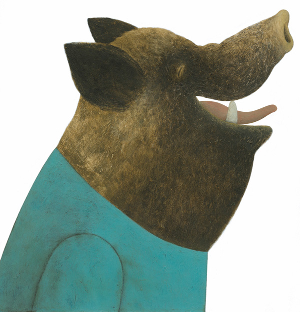 Ilustración de Va la vaca