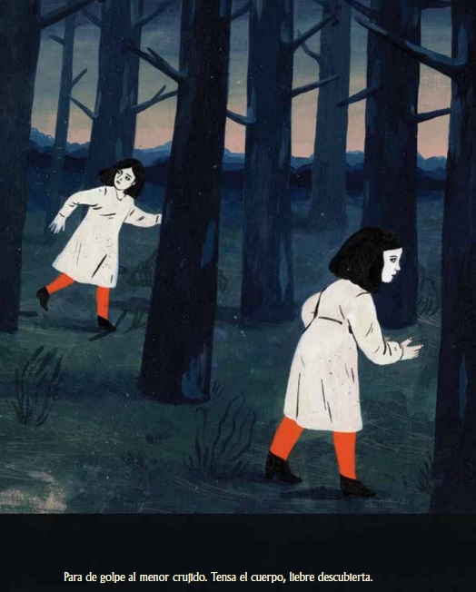 Ilustración de La noche de la huida