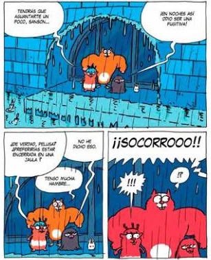 Ilustración de 4 cobayas mutantes
