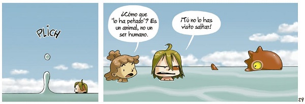 Ilustración de Tim y Tatum
