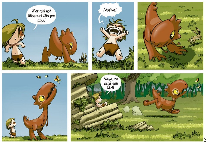 Ilustración de Tim y Tatum