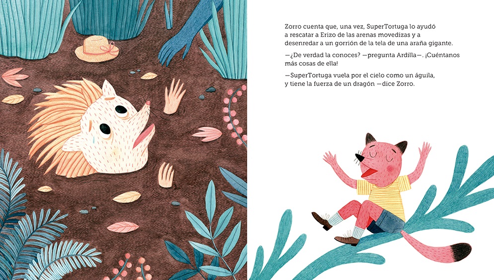 Ilustración de Zorro dice mentiras
