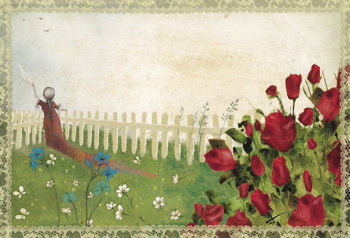 Ilustración de Hilos de colores