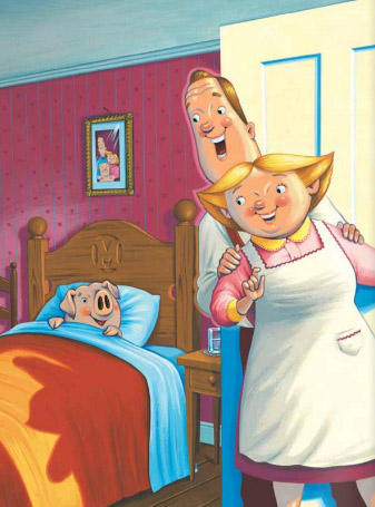 Ilustración de Mercy Watson contra el delito