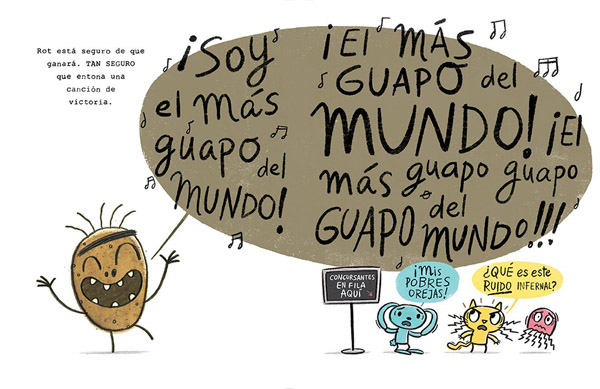 Ilustración de ROT. ¡El más guapo del MUNDO!
