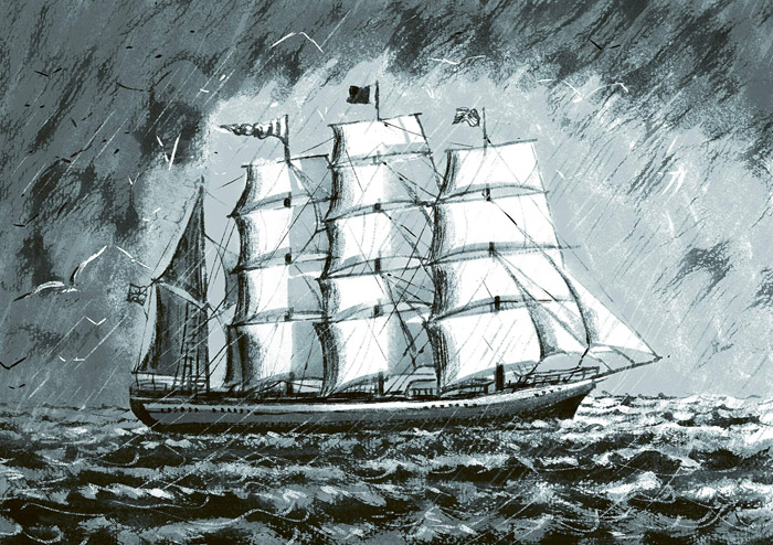 Ilustración de La isla de los frailecillos