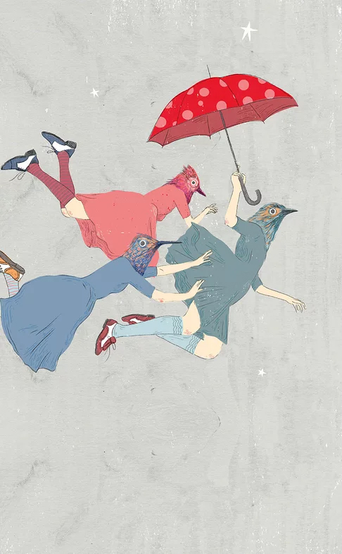 Ilustración de El vuelo infinito