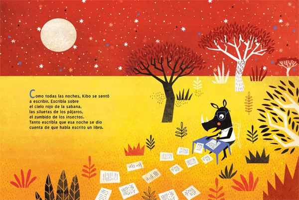 Ilustración de El libro que Kibo escribió