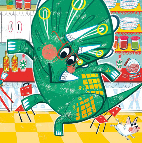 Ilustración de Soy un dinosaurio