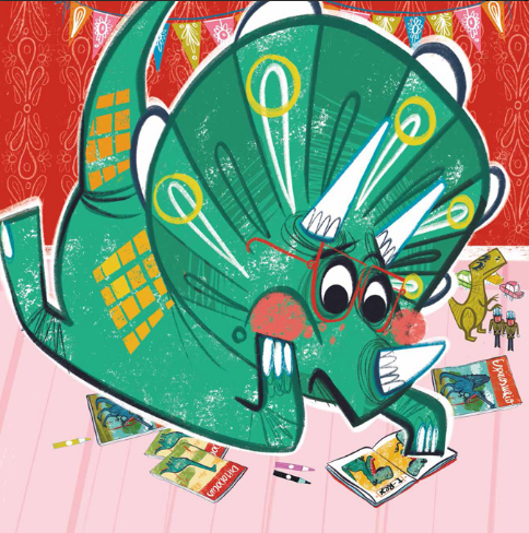 Ilustración de Soy un dinosaurio