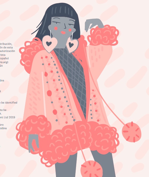 Ilustración de Moda sostenible