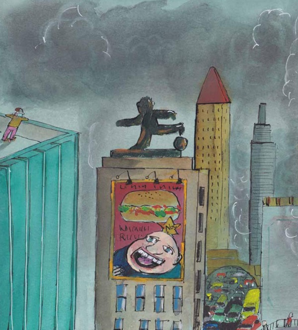 Ilustración de Chófer de sandías