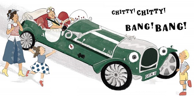 Ilustración de Chitty Chitty Bang Bang