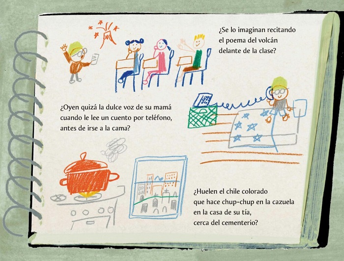Ilustración de Milo imagina el mundo