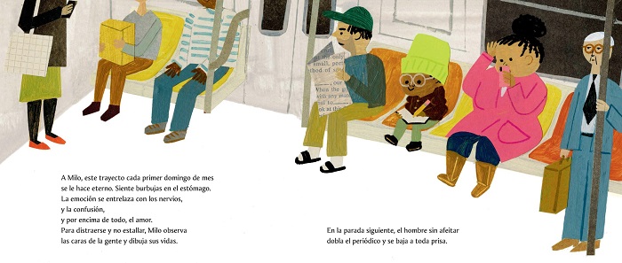 Ilustración de Milo imagina el mundo
