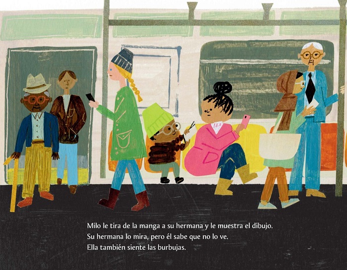 Ilustración de Milo imagina el mundo