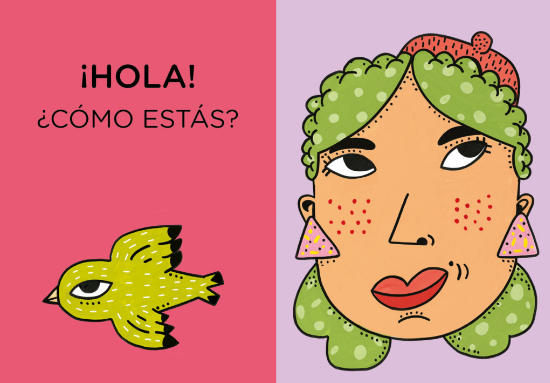 Ilustración de Hola, ¿cómo estás?
