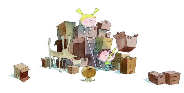 Ilustración de Los GARCÍA y el MURO