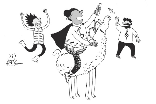 Ilustración de La divertida vida de los profes