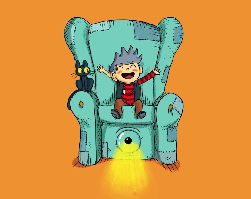 Ilustración de La maravillosa y horripilante casa de la abuela