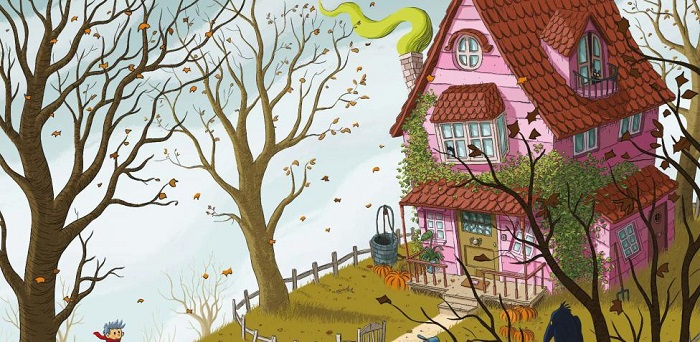 Ilustración de La maravillosa y horripilante casa de la abuela
