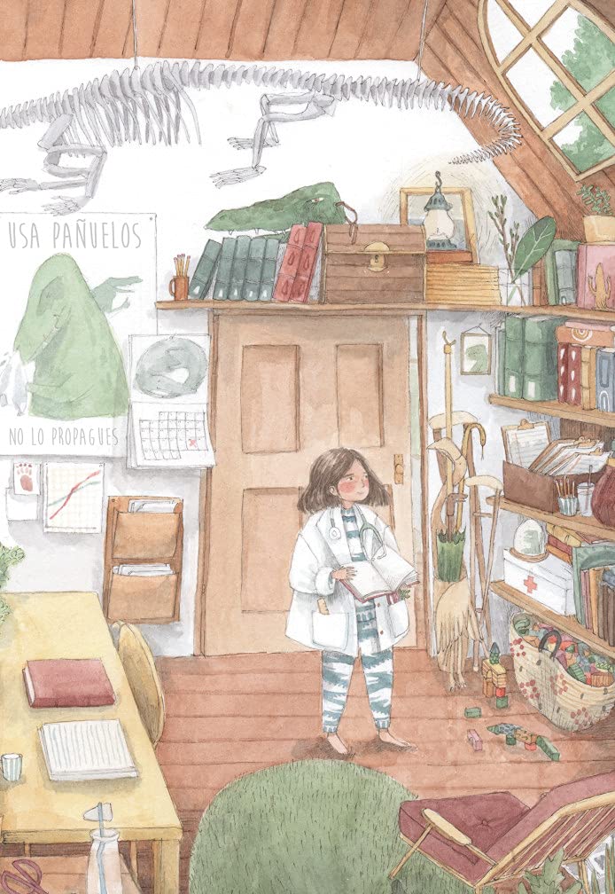 Ilustración de Pequeña Doctora y la bestia sin miedo