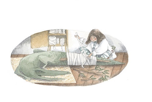 Ilustración de Pequeña Doctora y la bestia sin miedo