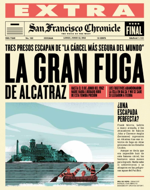 Ilustración de Grandes fugas de la historia