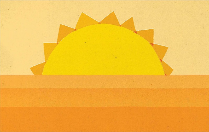 Ilustración de En el cielo