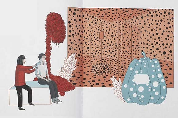 Ilustración de Kusama