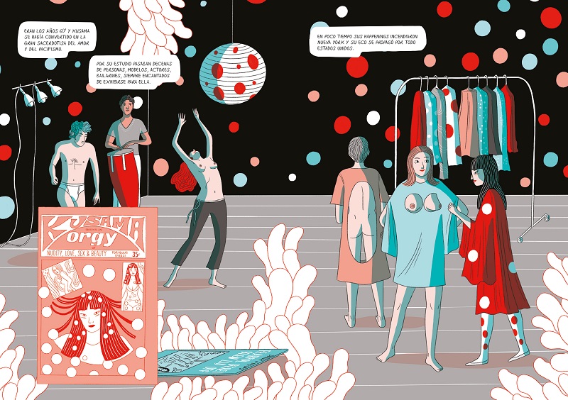 Ilustración de Kusama