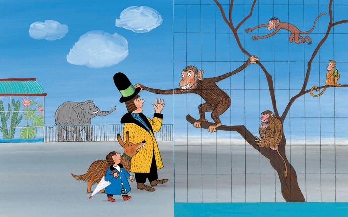 Ilustración de El sombrero volador