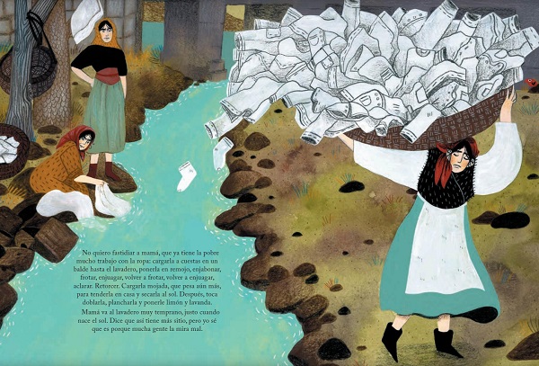 Ilustración de La lavandera de San Simón
