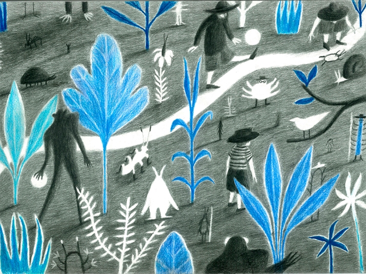 Ilustración de La isla