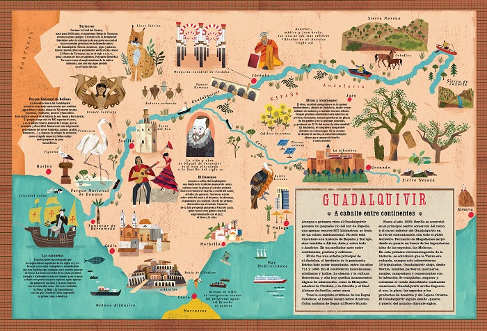 Ilustración de Ríos del mundo