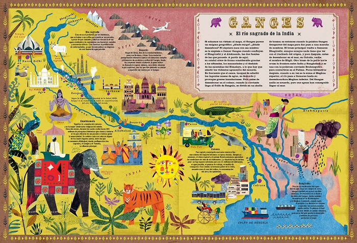 Ilustración de Ríos del mundo