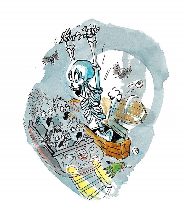 Ilustración de Óscar y Sabueso
