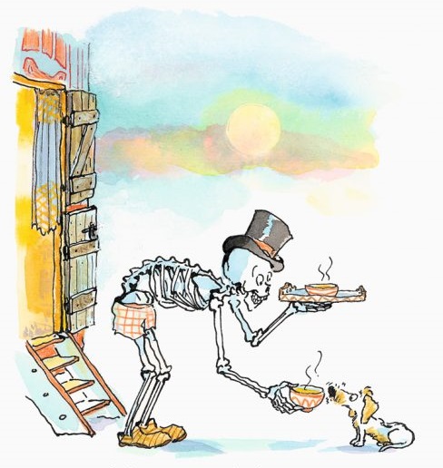 Ilustración de Óscar y Sabueso