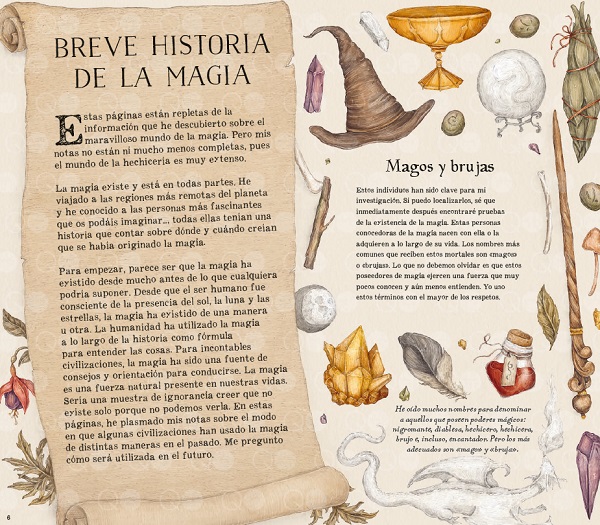 Ilustración de Historia Natural de la Magia