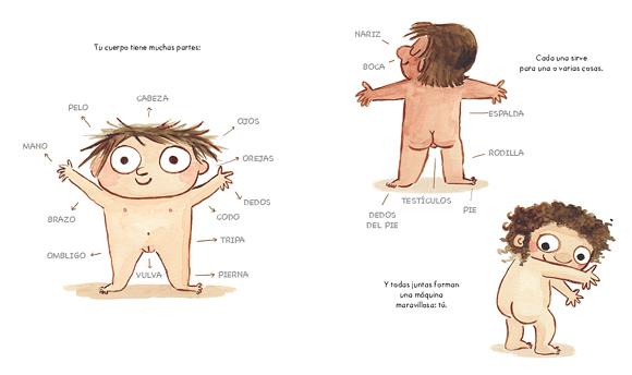 Ilustración de Tu cuerpo es tuyo