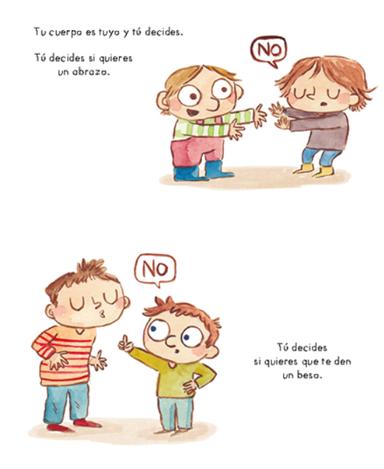 Ilustración de Tu cuerpo es tuyo
