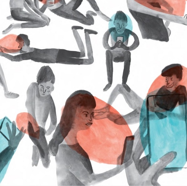 Ilustración de Likeo, luego existo