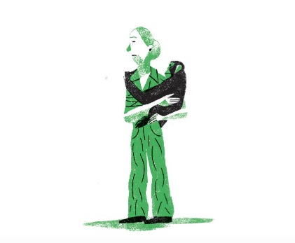 Ilustración de Aprender de los chimpacés