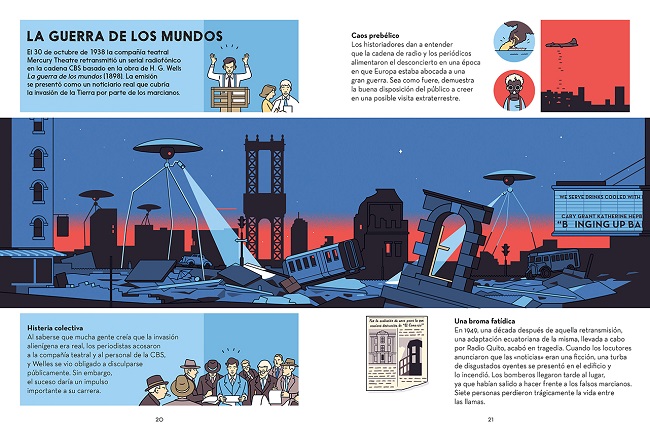 Ilustración de Historia ilustrada de los ovnis