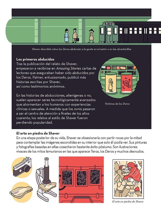 Ilustración de Historia ilustrada de los ovnis