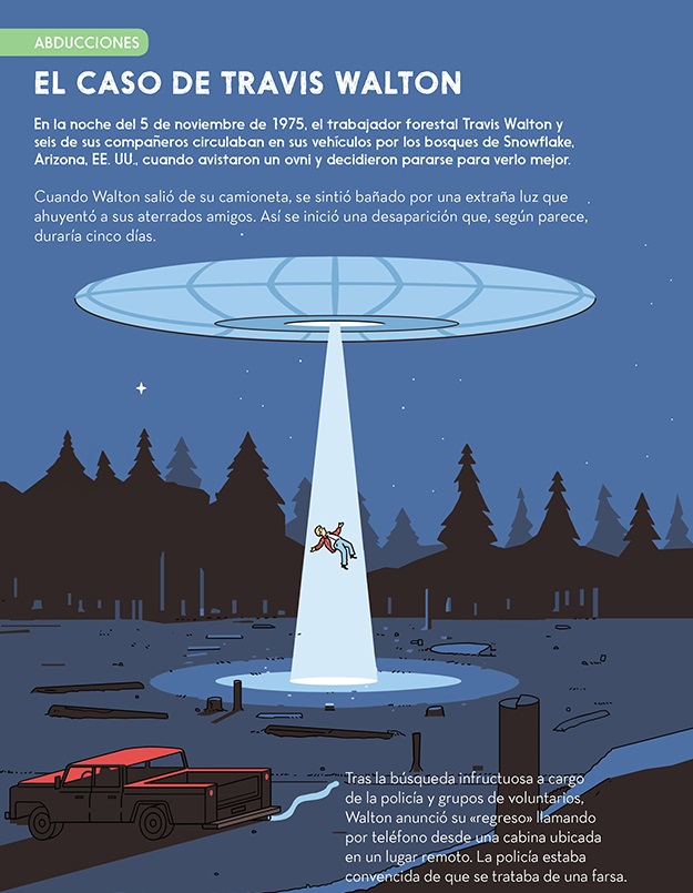 Ilustración de Historia ilustrada de los ovnis