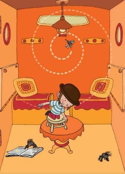 Ilustración de Dentro de casa